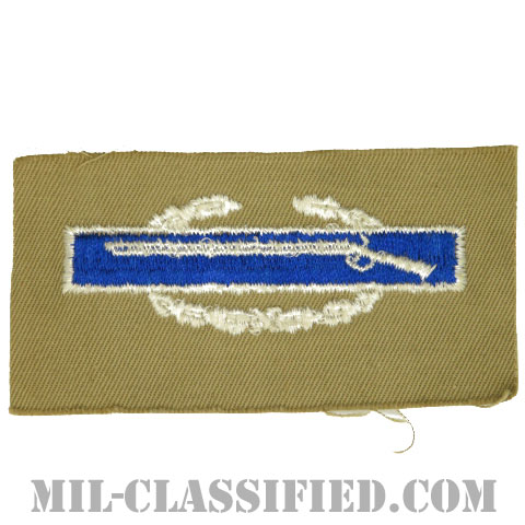 戦闘歩兵章 (ファースト)（Combat Infantryman Badge (CIB), First Award）[カラー/カーキ生地/パッチ]画像
