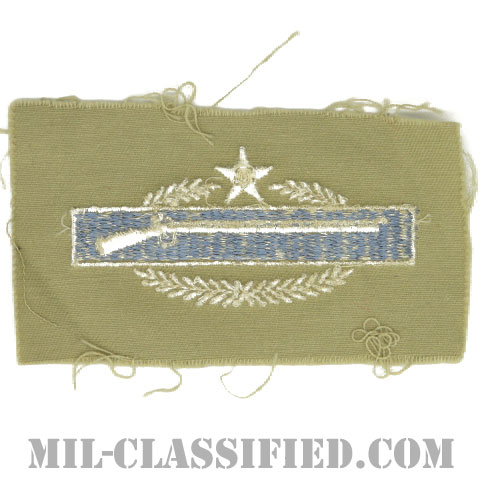 戦闘歩兵章 (セカンド)（Combat Infantryman Badge (CIB), Second Award）[カラー/カーキ生地/パッチ]画像
