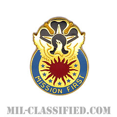 第111軍事情報旅団（111th Military Intelligence Brigade）[カラー/クレスト（Crest・DUI・DI）バッジ]の画像