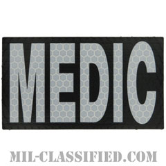 MEDIC（衛生兵）（Medic）[IR（赤外線）反射素材/3.5インチ幅/ベルクロ付パッチ]の画像