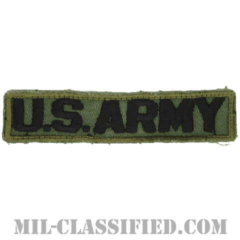 U.S.ARMY[サブデュード/コットンツイル/ネームテープ/パッチ/中古1点物]の画像