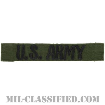 U.S.ARMY[サブデュード/横振り刺繍/ネームテープ/パッチ/中古1点物]画像