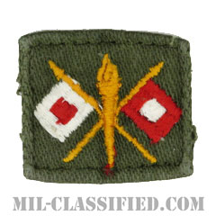 通信科章（Signal Corps）[カラー/兵科章/パッチ/中古1点物]の画像