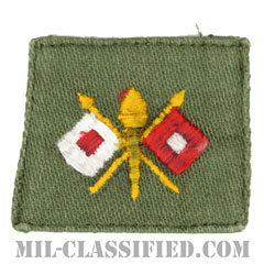 通信科章（Signal Corps）[カラー/兵科章/パッチ/中古1点物]の画像
