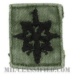 情報科章（Military Intelligence Corps）[サブデュード/兵科章/1960s/コットン100％/パッチ/中古1点物]の画像