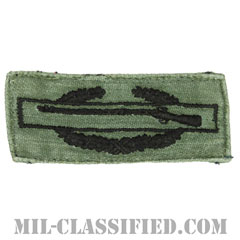 戦闘歩兵章 (ファースト)（Combat Infantryman Badge (CIB), First Award）[サブデュード/1960s/コットン100％/パッチ/中古1点物]画像