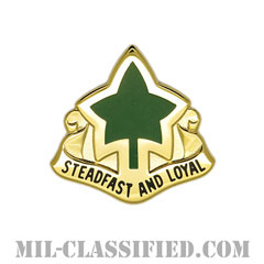第4歩兵師団（4th Infantry Division）[カラー/クレスト（Crest・DUI・DI）バッジ]画像
