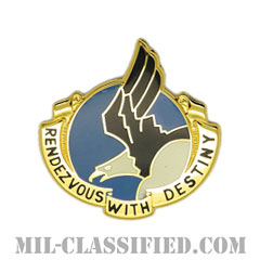 第101空挺師団（101st Airborne Division）[カラー/クレスト（Crest・DUI・DI）バッジ]の画像