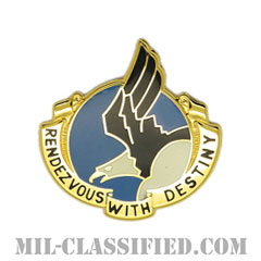 第101空挺師団（101st Airborne Division）[カラー/クレスト（Crest・DUI・DI）バッジ]画像