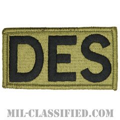DES（評価標準化局）（Directorate of Evaluation & Standardization）[OCP/メロウエッジ/ベルクロ付パッチ]の画像