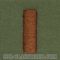 少尉（Ensign）[サブデュード/海軍階級章/生地テープパッチ/ペア（2枚1組）]の画像