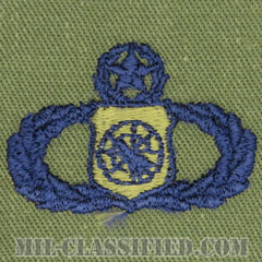 兵器指揮章 (マスター)（Weapons Director Badge, Master）[サブデュード/ブルー刺繍/パッチ]の画像