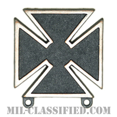 射撃技術章 (マークスマン)（Marksmanship Badge, Marksman）[カラー/燻し銀/バッジ]の画像