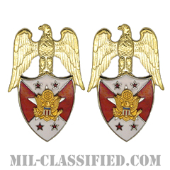 アメリカ合衆国陸軍参謀副総長補佐官（Aide to the Vice Chief of Staff of the Army）[カラー/兵科章（将校用）/バッジ/ペア（2個1組）]の画像