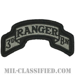 第75レンジャー連隊第3大隊（3rd Battalion, 75th Ranger Regiment）[UCP（ACU）/メロウエッジ/ベルクロ付パッチ]の画像