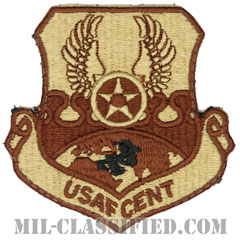 空軍中央コマンド（Air Forces Central Command）[デザート/カットエッジ/ベルクロ付パッチ]の画像