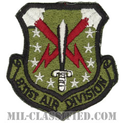 第831航空師団（831st Air Division）[サブデュード/カットエッジ/パッチ]画像