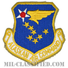 アラスカ航空軍団（Alaskan Air Command）[カラー/カットエッジ/パッチ]画像