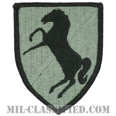 第11機甲騎兵連隊（11th Armored Cavalry Regiment）[UCP（ACU）/メロウエッジ/ベルクロ付パッチ]画像