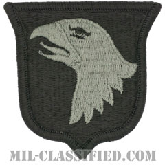 第101空挺師団（101st Airborne Division）[UCP（ACU）/メロウエッジ/ベルクロ付パッチ]画像