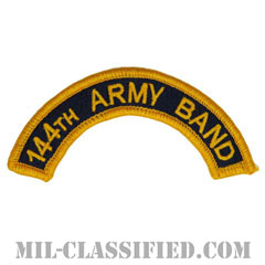 第144音楽隊タブ（144th Army Band Tab）[カラー/メロウエッジ/パッチ]画像