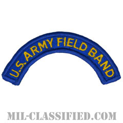 野戦音楽隊タブ（U.S. ARMY Field Band Tab）[カラー/メロウエッジ/パッチ]画像