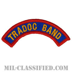 訓練規律コマンド音楽隊タブ（Training and Doctrine Command Band Tab）[カラー/メロウエッジ/パッチ]画像