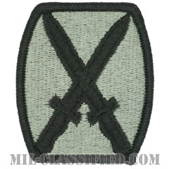 第10山岳師団（10th Mountain Division）[UCP（ACU）/メロウエッジ/ベルクロ付パッチ]の画像