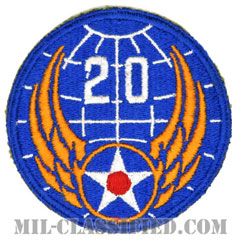 第20空軍（20th Air Force）[カラー/カットエッジ/パッチ]画像