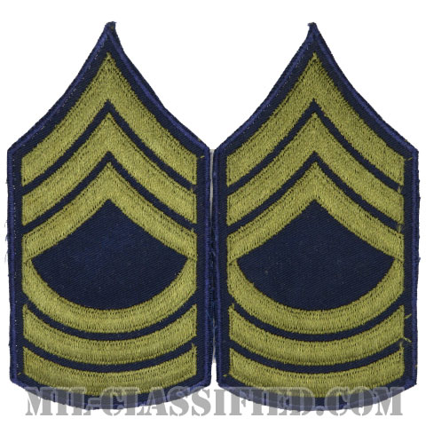 曹長（Master Sergeant (MSG)）[カットエッジ/階級章（1951-1959）/パッチ/ペア（2枚1組）]画像