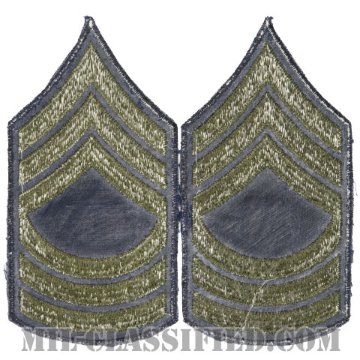 曹長（Master Sergeant (MSG)）[カットエッジ/階級章（1951-1959）/パッチ/ペア（2枚1組）]画像