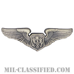 航空機搭乗員章 (将校用エアクルー)（Air Force Officer Aircrew Badge）[カラー/燻し銀/バッジ]画像