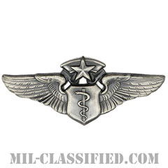 飛行医師章 (チーフ)（Flight Surgeon Badge, Chief）[カラー/燻し銀/バッジ]の画像