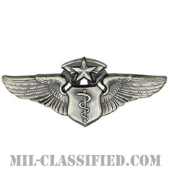 飛行医師章 (チーフ)（Flight Surgeon Badge, Chief）[カラー/燻し銀/バッジ]画像