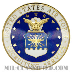 空軍募兵章（Air Force Recruiting Service Badge）[カラー/バッジ]画像
