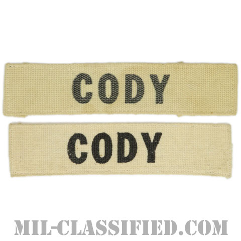 CODY[カラー/プリント/ネームテープ/パッチ/中古1点物（2枚セット）]の画像