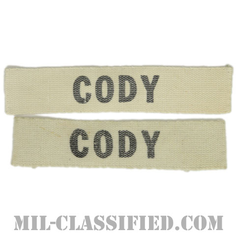 CODY[カラー/プリント/ネームテープ/パッチ/中古1点物（2枚セット）]の画像