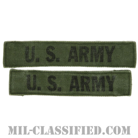 U.S.ARMY[サブデュード/プリント/ネームテープ/パッチ/中古1点物（2枚セット）]の画像