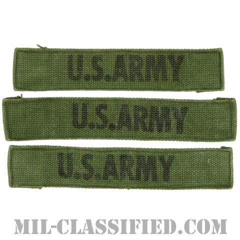 U.S.ARMY[サブデュード/プリント/ネームテープ/パッチ/中古1点物（3枚セット）]の画像