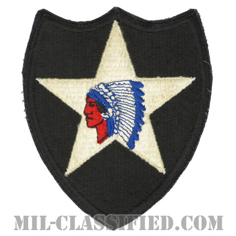 第2歩兵師団（2nd Infantry Division）[カラー/カットエッジ/パッチ/中古1点物]の画像