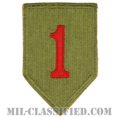 第1歩兵師団（1st Infantry Division）[カラー/カットエッジ/パッチ/中古1点物]の画像