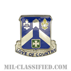 第58歩兵連隊（58th Infantry Regiment）[カラー/クレスト（Crest・DUI・DI）バッジ]の画像