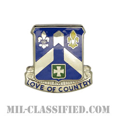 第58歩兵連隊（58th Infantry Regiment）[カラー/クレスト（Crest・DUI・DI）バッジ]画像