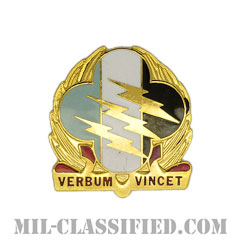 第4心理作戦群（4th Psychological Operations Group）[カラー/クレスト（Crest・DUI・DI）バッジ]の画像