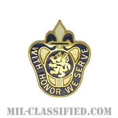 ミシガン州 州兵（National Guard, Michigan）[カラー/クレスト（Crest・DUI・DI）バッジ]画像