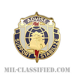 第95民事活動旅団（95th Civil Affairs Brigade）[カラー/クレスト（Crest・DUI・DI）バッジ]の画像