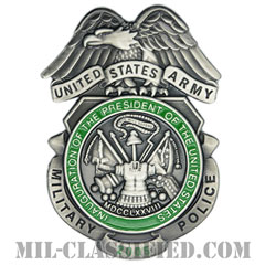 憲兵章 (2005年就任式用)（Military Police Badge, Inauguration 2005）[カラー/燻し銀/バッジ]画像