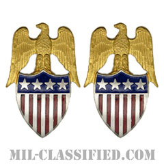 大将補佐官（Aide to the General）[カラー/兵科章（将校用）/バッジ/ペア（2個1組）]の画像