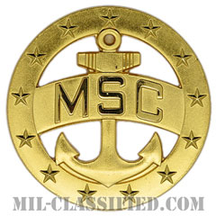 軍事海上輸送司令部（Military Sealift Command）[カラー/バッジ]の画像
