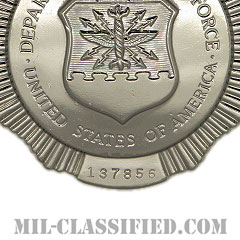 空軍警備隊章 (セキュリティーポリス)（Security Police Badge）[カラー/鏡面仕上げ/バッジ/クラッチバック]画像